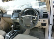 Toyota Landcruiser Prado -NEW SHAPE Pearl 2017 Year “TX -L PKG” TRJ150W 2700cc with SUNROOF , ROOF RAILS , RECTANGULAR HEADLIGHTS AND BEIGE LEATHER SEATS Auto Petrol with Full options.