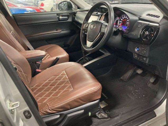 Toyota Fielder SILVER 2018 Year NRE161 – 1.5G “PKG” 1500cc Auto Petrol with BROWN LEATHER SEATS..