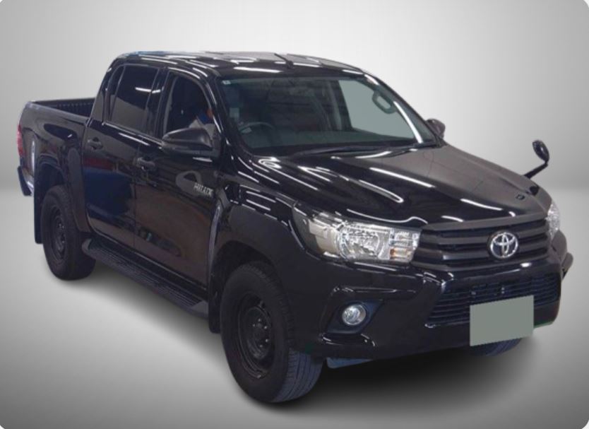 Toyota Hilux-New Shape BLACK 2019 Year -GUN125 Double Cabin Pickup ”X PKG 4WD ” 2400cc Automatic Diesel .