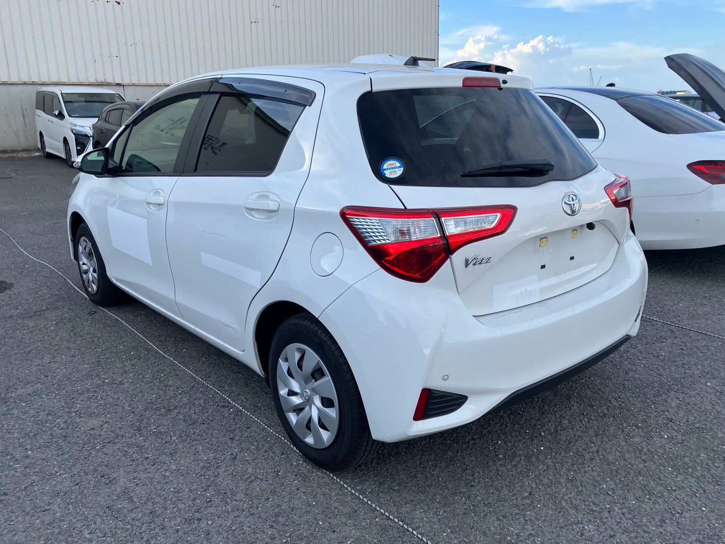Toyota Vitz PEARL 2019 Year – ”F PKG” NEW SHAPE KSP130 1000cc Auto Petrol with Full Options.