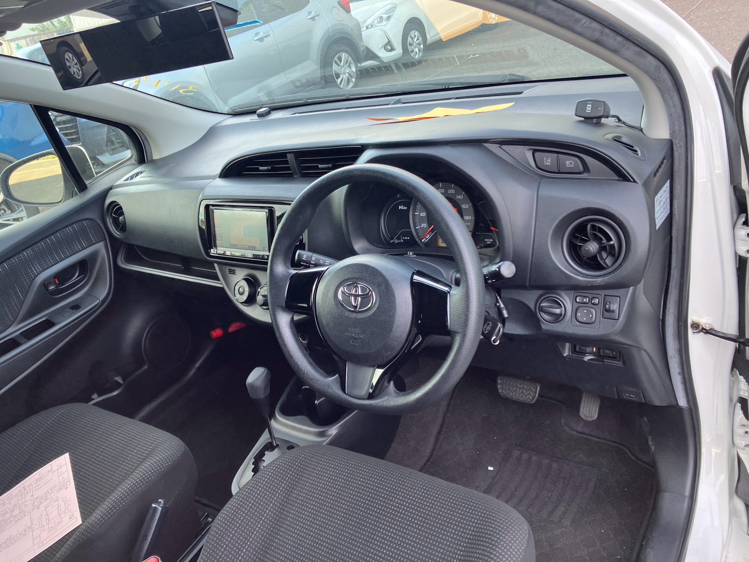Toyota Vitz PEARL 2019 Year – ”F PKG” NEW SHAPE KSP130 1000cc Auto Petrol with Full Options.